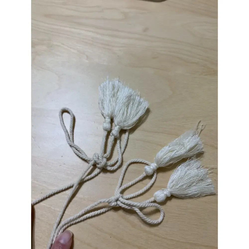 Universal Thread Stripe Embroidered Tassel Tie Strap Tank Top - Picture 10 of 10